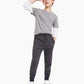 Calça Jogger Big Boys Solid Moto Knit Preta Tamanho P