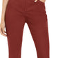 Calça jeans skinny feminina Incessentials Curvy-Fit da INC International Concepts, vermelha, tamanho 4