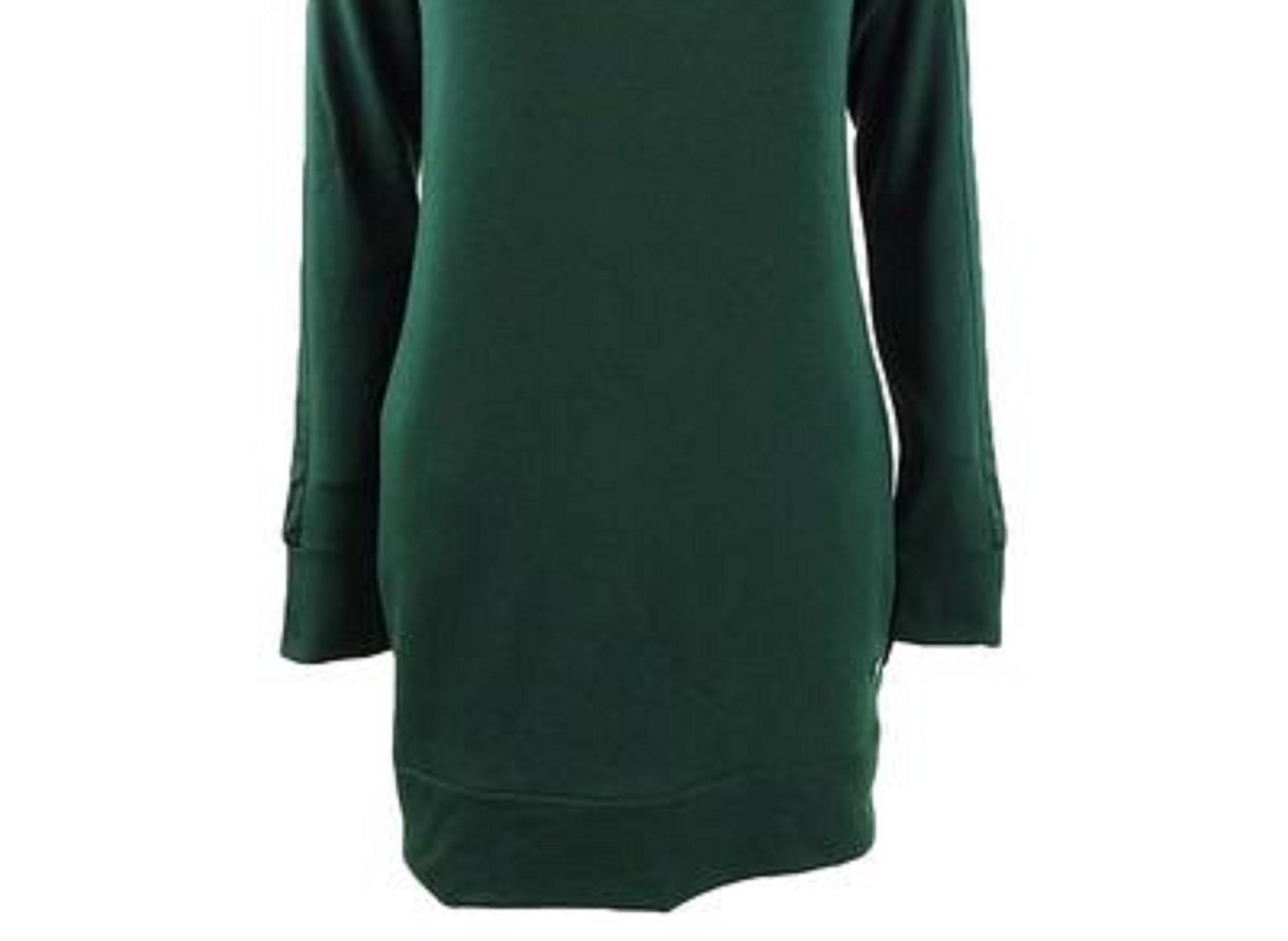 Túnica feminina de manga comprida Ideology, verde escuro, tamanho extra pequeno