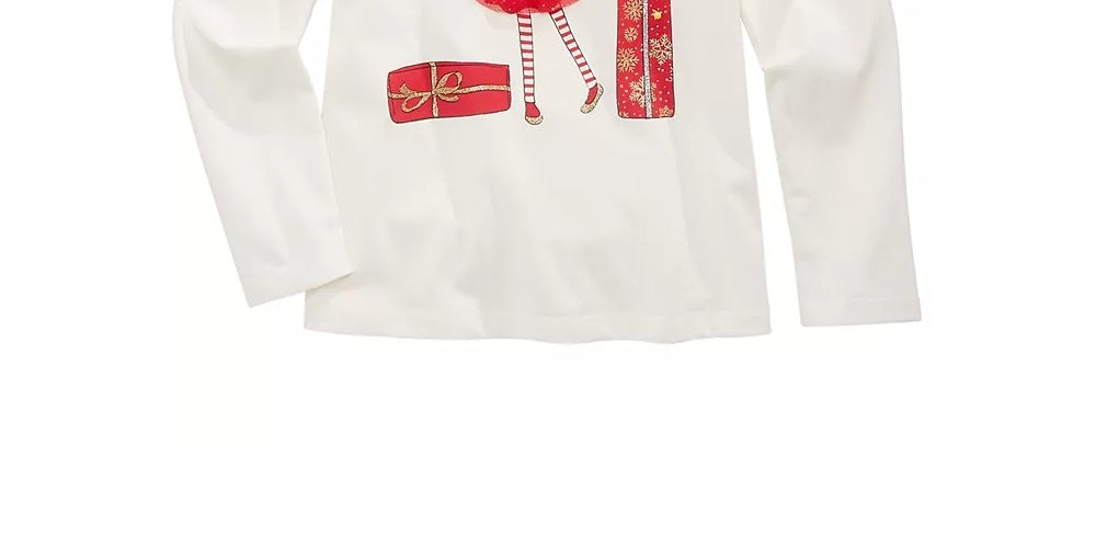 Camiseta infantil Epic Threads para meninas com presentes, branca, tamanho 3T