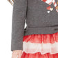 Camiseta infantil feminina Epic Threads Candy Heart cinza escuro tamanho 4T