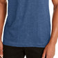 Camiseta masculina Alfani com gola redonda, azul, tamanho médio