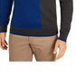 Suéter Alfani Masculino Merino Blend Blocked Crewneck Cinza Tamanho XX-G