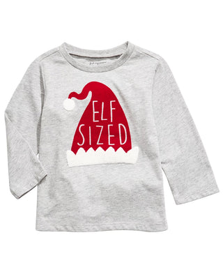 Camiseta infantil First Impressions Baby Boy Elf, cinza, tamanho 12 meses