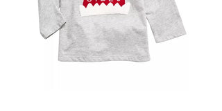 Camiseta infantil First Impressions Baby Boy Elf, cinza, tamanho 12 meses