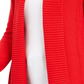 Cardigan feminino Charter Club com gola xale e frente aberta, tamanho grande, vermelho