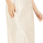 Saia midi de cetim jacquard feminina Alfani bege tamanho 14