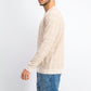 Moletom Alfani Masculino Jacquard Grid Marrom Tamanho XX-G