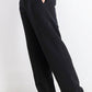 Calça de moletom masculina ID Ideology com bainha aberta e capuz, preta, tamanho pequeno