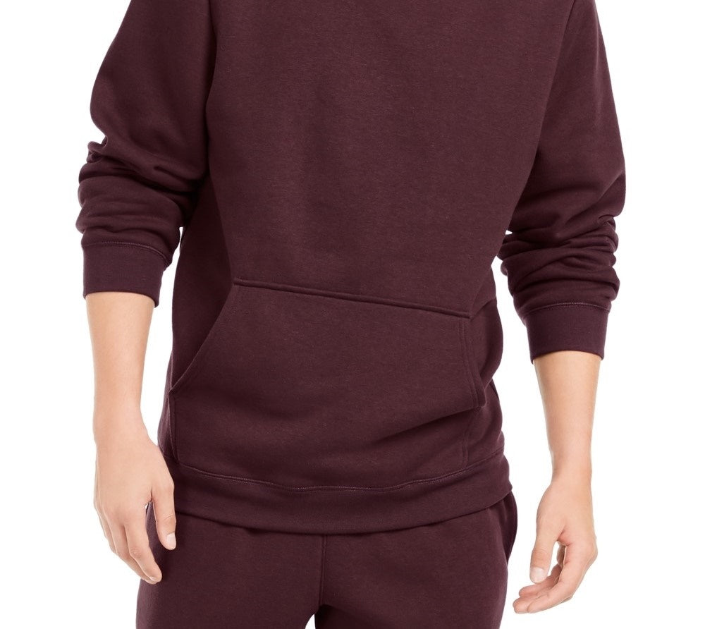 ID Ideology Moletom com capuz masculino de lã vinho tamanho médio