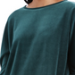 Charter Club Blusa de veludo com manga amarrada feminina, verde, tamanho XX-G
