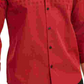 Camisa social masculina Alfani com gola ombré e ajuste clássico, vermelha, tamanho XX-G