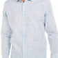 Camisa xadrez abstrata Alfani masculina, corte clássico, azul marinho, tamanho XX-G