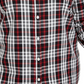 Camisa xadrez de algodão Ilanna Plus Size feminina Charter Club, preta, tamanho 1X