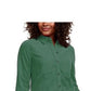 Camisa feminina de veludo cotelê sólida Charter Club, verde, tamanho X-S