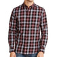 Camisa xadrez Gabe masculina American Rag vermelha tamanho X-G