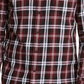 Camisa xadrez Gabe masculina American Rag vermelha tamanho X-G