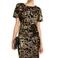 Vestido de lantejoulas feminino INC International Concepts, tamanho dourado, pequeno e médio