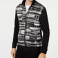 Jaqueta Alfani Masculina Gray Matters Full-Zip Preta Tamanho X-Grande