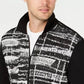 Jaqueta Alfani Masculina Gray Matters Full-Zip Preta Tamanho X-Grande