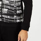 Jaqueta Alfani Masculina Gray Matters Full-Zip Preta Tamanho X-Grande