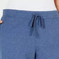 Calça Capri de Malha Feminina Karen Scott Azul Tamanho XS