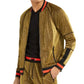 Jaqueta Disco Track Masculina INC International Concepts Amarela Tamanho P