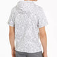Moletom com capuz masculino com estampa damasco e ajuste regular da INC International Concepts, branco, tamanho extragrande