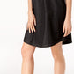 Vestido-camisa feminino Karen Scott Chambray, preto, tamanho médio