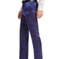 Calça xadrez iridescente masculina INC International Concepts, tamanho 34x30, roxa, slim fit