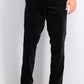 Calça de veludo slim fit masculina INC International Concepts, preta, tamanho 38