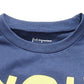 Camiseta de algodão com estampa de sorriso para meninos First Impressions, azul, tamanho 3 a 6 meses