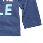 Camiseta de algodão com estampa de sorriso para meninos First Impressions, azul, tamanho 3 a 6 meses