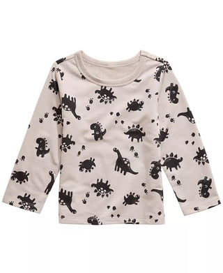 Camiseta estampada de dinossauro First Impressions para bebê menino, marrom, tamanho 24 meses