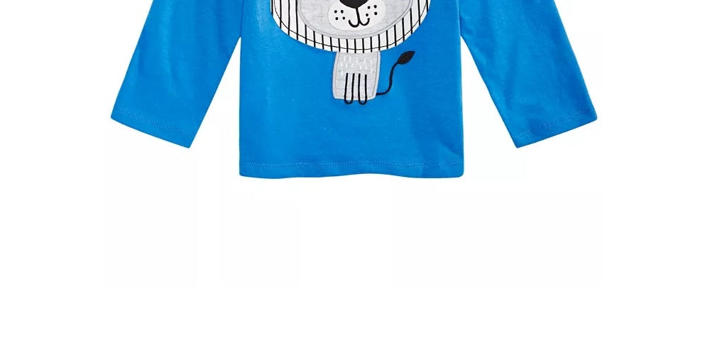 Camiseta infantil estampada com leão First Impressions para meninos, tamanho 2T