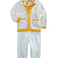 Primeiras impressões bebê meninos smiley-face cardigan cinza tamanho 12m