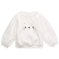 Moletom infantil First Impressions Baby Girls de algodão com estampa de animal, branco, tamanho 6-9 meses