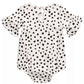Body de algodão com estampa de chita e manga sino First Impressions para bebês meninas, tamanho 12 meses