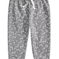 Calça jogger com estampa geométrica para bebê menino First Impressions, cinza, tamanho 3 a 6 meses