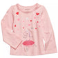 Camiseta Unicórnio Dançante para Menina First Impressions Rosa Tamanho 24 Meses