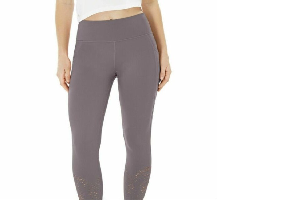 Leggings esportivas femininas Ioga Corrida Ideologia Roxo Tamanho Pequeno