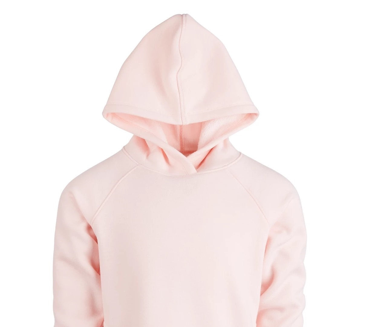Ideologia Infantil Meninas Moletom com Capuz Sólido Rosa Tamanho 2T
