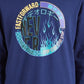 Camiseta com capuz estampa gráfica Ideology Big Boy's, azul, tamanho pequeno