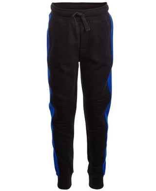 Calça Ideologia Big Boys Colorblocked Preta Tamanho Grande