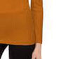 Suéter feminino canelado ombro a ombro INC International Concepts, tamanho P, amarelo médio