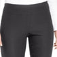 Calça feminina Charter Club Petite Cambridge Tummy-Control Slim-Leg cinza tamanho 16X3