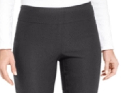 Calça feminina Charter Club Petite Cambridge Tummy-Control Slim-Leg cinza tamanho 16X3