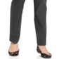 Calça feminina Charter Club Petite Cambridge Tummy-Control Slim-Leg cinza tamanho 16X3