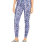 Leggings femininas com estampa de python da Ideology, roxas, tamanho XX-G