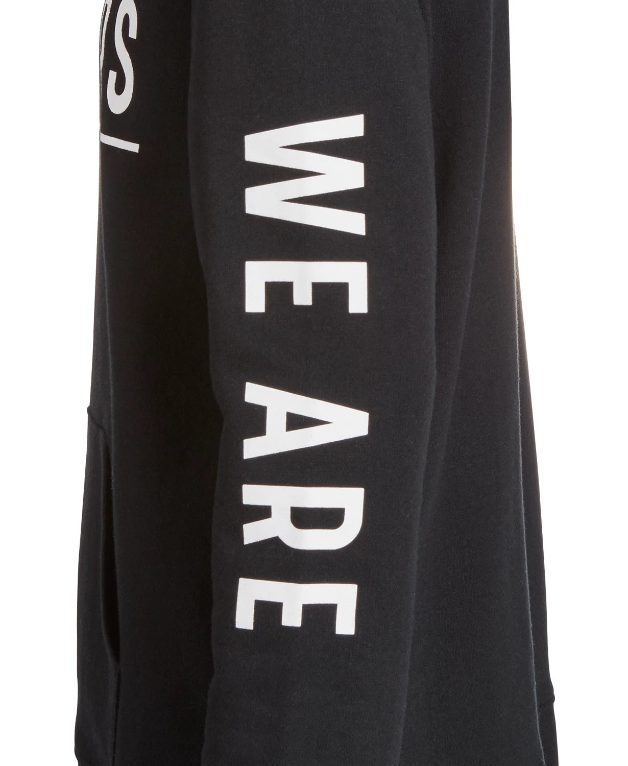 Ideologia Crianças Meninos Grandes Futuro Estampado Moletom Com Capuz Preto Tamanho Médio